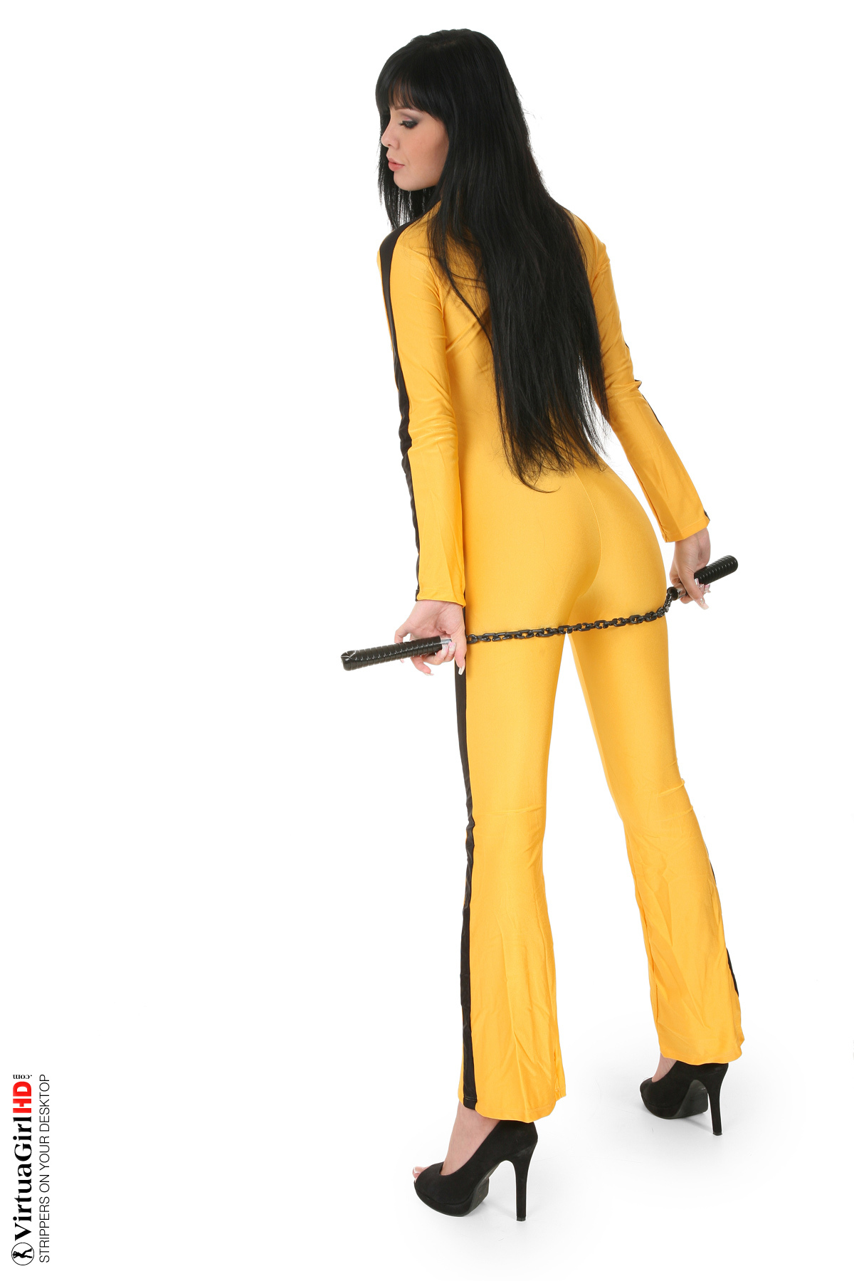 Alyssia Game of death istripper model