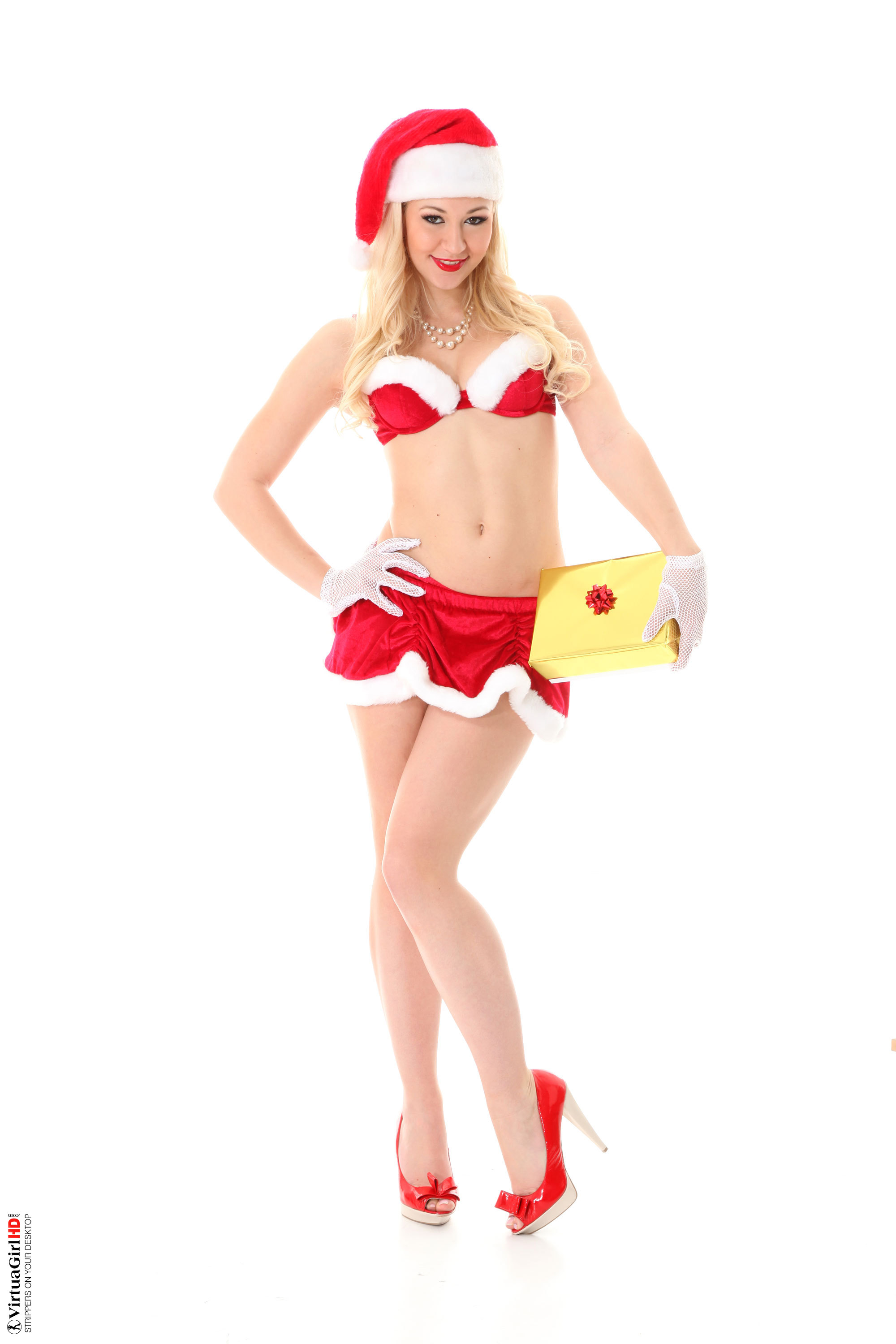 Tracy Lindsay Christmas gift istripper model